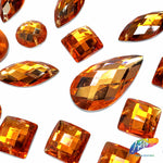 Orange Resin Stones, DD28