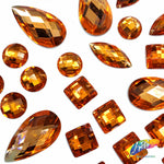 Orange Resin Stones, DD28