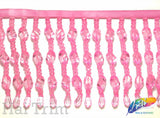 2 1/2" Chunky Acrylic Beaded Fringe, FR-009
