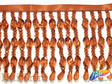 2 1/2" Chunky Acrylic Beaded Fringe, FR-009
