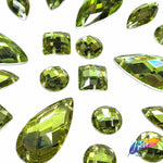 Lime Green Resin Stones, DD128