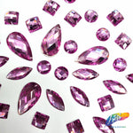 Rose Pink Resin Stones, DD110