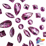 Rose Pink Resin Stones, DD110