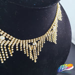 2" Dangling Crystal Rhinestone Cupchain Fringe, RF-028