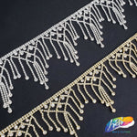 2 3/4" Chandelier Rhinestone Fringe, RF-009