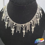 2" Silver Crystal Rhinestone Fringe, RF-026