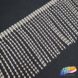 4" Silver Crystal Rhinestone Cupchain Fringe, RF-024