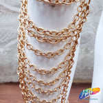 Metallic Color Leg Chain (sold per piece)