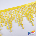 3 1/2" Wavy Color AB Beaded Fringe, FR-005-1