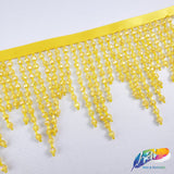3 1/2" Wavy Color AB Beaded Fringe, FR-005-1