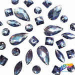 Blue Grey Resin Stones, DD03