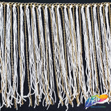 7 1/2" Chainette Fringe with Gold Chain Link