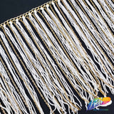 7 1/2" Chainette Fringe with Gold Chain Link