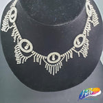 2 5/8" Silver Crystal Dreamcatcher Rhinestone Fringe, RF-014