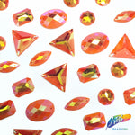 Matte Orange AB Resin Stones, SSAB09