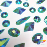 Matte Aqua AB Resin Stones, SSAB05