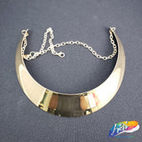 Gold Metal Choker Necklace - Style A