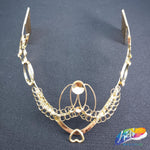 Gold Metal Wire Tiara Base