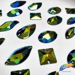 Metallic AB Resin Stones Color E