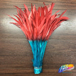 12-14" 2-tone Bleached Dyed Coque Fringe (1/2 Yard)