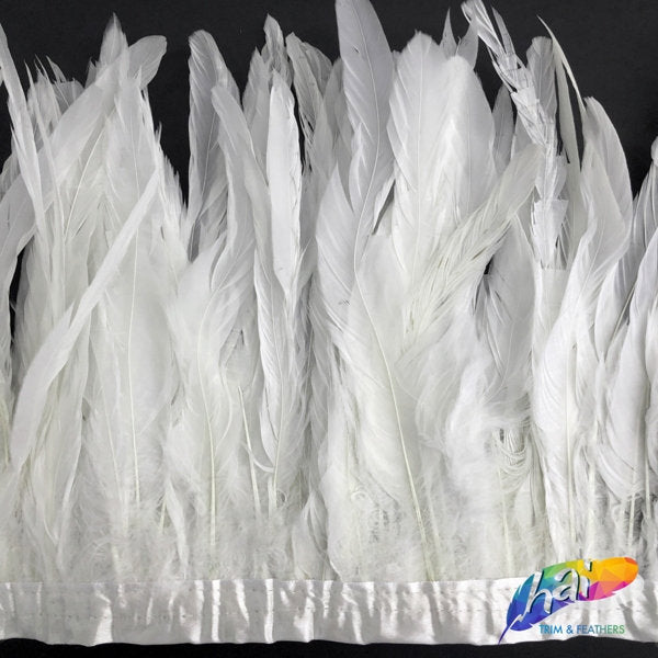 Ivory Ostrich Feathers, 1 Yard Ivory Ostrich Fringe Trim Wholesale