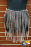 16" Rhinestone Cupchain Fringe (Sold By Piece - 36 inches), RF-040