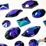 Metallic AB Resin Stones Color D