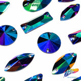 Metallic AB Resin Stones Color B