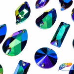 Metallic AB Resin Stones Color B