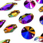 Metallic AB Resin Stones Color A