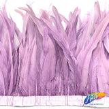 10-12" Natural White Dyed Coque Fringe (1/4 Yard)
