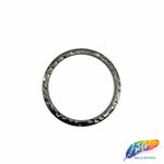 1" Flat Metal Carved O Rings