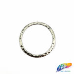 1" Flat Metal Carved O Rings