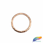 1" Flat Metal Carved O Rings