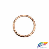 1" Flat Metal Carved O Rings