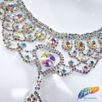Crystal AB Rhinestone Necklace, XY168