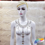 Crystal AB Rhinestone Necklace, XY168