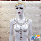 Crystal AB Rhinestone Necklace, XY168