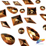 Metallic Rose Gold (Copper) Resin Stones