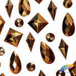 Metallic Rose Gold (Copper) Resin Stones