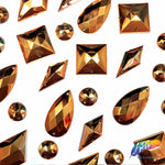 Metallic Rose Gold (Copper) Resin Stones