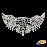 Crystal Rhinestone Motif Applique on Metal Setting, 91912A