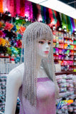 Long Rhinestone Chain Head Dress