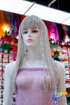 Long Rhinestone Chain Head Dress