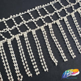 SALE! 5" Netted Rhinestone Cupchain Fringe RF-030