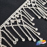 2 3/4" Chandelier Rhinestone Fringe, RF-009