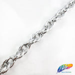 1/2" Double Braided Metallic Cable Chain, CH-102