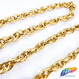 1/2" Double Braided Metallic Cable Chain, CH-102