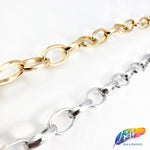 3/8" Oval Cable Chain, CH-103