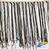 7 1/2" Chainette Fringe with Gold Chain Link